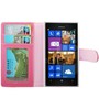 Schutzhlle Case (Flip Quer) fr Handy Nokia Lumia 925 Pink