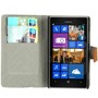Schutzh�lle Handytasche (Flip Quer) f�r Handy Nokia Lumia 925 Braun