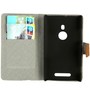 Schutzh�lle Handytasche (Flip Quer) f�r Handy Nokia Lumia 925 Braun