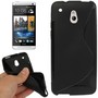Schutzh�lle TPU Case f�r Handy HTC One mini M4 Schwarz