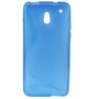 Schutzh�lle TPU Case f�r Handy HTC One mini M4 Blau