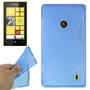 Schutzh�lle TPU Case f�r Handy Nokia Lumia 520 Blau