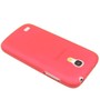 Schutzh�lle Case Ultra D�nn 0,3mm f�r Handy Samsung Galaxy S4 mini i9190 Rot Transparent