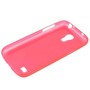 Schutzh�lle Case Ultra D�nn 0,3mm f�r Handy Samsung Galaxy S4 mini i9190 Rot Transparent