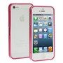 Schutzh�lle Aluminium Bumper f�r Handy Apple iPhone 5 & 5S rot