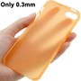 Schutzh�lle Ultra D�nn 0,3mm f�r Handy Apple iPhone 5 & 5S Orange Transparent