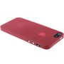 Schutzh�lle Ultra D�nn 0,3mm f�r Handy Apple iPhone 5 & 5S Rot Transparent