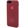 Schutzh�lle Ultra D�nn 0,3mm f�r Handy Apple iPhone 5 & 5S Rot Transparent