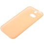 Schutzh�lle Case Ultra D�nn 0,3mm f�r Handy HTC One M8 / M8s Orange Transparent