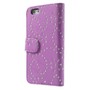  Handytasche Flip Strass f�r Case Handy Apple iPhone 6 (4,7 Zoll) Lila / Violett