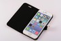 Schutzh�lle Tasche (Flip Quer) f�r Handy Apple iPhone 6 Plus Wei� / Schwarz