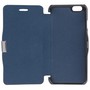 Handyh�lle Tasche f�r Apple iPhone 6 Plus Dunkelblau geb�rstet