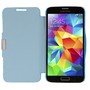Handyh�lle Tasche f�r Samsung Galaxy S5 mini G800 Hellblau geb�rstet