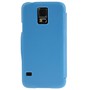 Handyh�lle Tasche f�r Samsung Galaxy S5 mini G800 Hellblau geb�rstet
