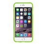 TPU Backcover H�lle gepunktet f�r Handy Apple iPhone 6 Gr�n / Wei�