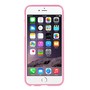 TPU Backcover H�lle gepunktet f�r Handy Apple iPhone 6 Rosa / Wei�