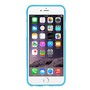 TPU Backcover H�lle gepunktet f�r Handy Apple iPhone 6 Hellblau / Wei�