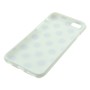 TPU Backcover H�lle gepunktet f�r Handy Apple iPhone 6 Wei� / Schwarz