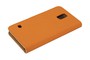 Schutzh�lle Handytasche (Flip Quer) f�r Handy Apple iPhone 5 / 5s Orange