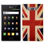 Schutzh�lle TPU Case f�r Handy LG Optimus L7 / P705 Motiv England