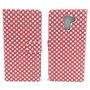 Handyh�lle Tasche f�r Handy Huawei Honor 7 Polka Dot Rot