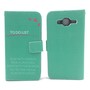 Handyh�lle Tasche f�r Handy Samsung Galaxy J5 TO DO LIST T�rkis