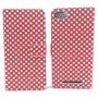 Handyhlle Tasche fr Handy Wiko Lenny 3 Polka Dot Rot
