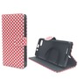 Handyhlle Tasche fr Handy Wiko Lenny 3 Polka Dot Rot