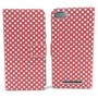 Handyhlle Tasche fr Handy Wiko Lenny 3 Polka Dot Rot
