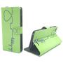  Handyh�lle Tasche f�r Case Handy Wiko Lenny 3 Be Happy Gr�n