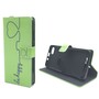  Handyh�lle Tasche f�r Case Handy Wiko Lenny 3 Be Happy Gr�n