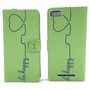  Handyh�lle Tasche f�r Case Handy Wiko Lenny 3 Be Happy Gr�n