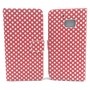 Handyh�lle Tasche f�r Handy HTC 10 Polka Dot Rot