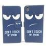 Handyh�lle Tasche f�r Handy Sony Xperia XA Dont Touch my Phone