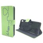 Handyh�lle Tasche f�r Handy Sony Xperia XA Be Happy Gr�n