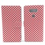 Handyh�lle Tasche f�r Handy LG G5 Polka Dot Rot