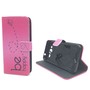 Handyh�lle Tasche f�r Handy Samsung Galaxy J3 Be Happy Pink
