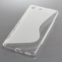 Otb Tpu Case Kompatibel ZU Sony Xperia M5 S-curve Transparent