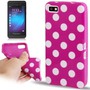 Schutzh�lle TPU Punkte Case f�r Handy Blackberry Z10 pink