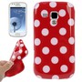 Schutzh�lle TPU Punkte Case f�r Handy Samsung Galaxy S Duos S7562