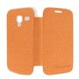 Handyh�lle Flip Quer f�r Handy Samsung Galaxy Ace 2 i8160 orange