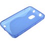 Handyh�lle TPU Case f�r Handy Nokia Lumia 620 blau