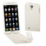Schutzh�lle Flip Tasche f�r Handy Samsung Galaxy S4 GT-I9500 / GT-I9505 / LTE+ GT-I9506 / Value Edition GT-I9515 Weiss