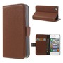 Schutzh�lle Handytasche (Flip Quer) f�r Handy Apple iPhone 4 / 4s braun
