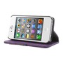 Schutzh�lle Handytasche (Flip Quer) f�r Handy Apple iPhone 4 / 4s lila