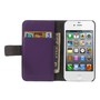 Schutzh�lle Handytasche (Flip Quer) f�r Handy Apple iPhone 4 / 4s lila