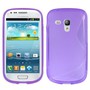 Schutzh�lle TPU Case H�lle f�r Handy Samsung Galaxy S3 mini i8190 / i8195 / i8200 lila