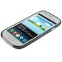 Schutzh�lle Case Ultra D�nn 0,3mm f�r Handy Samsung Galaxy S3 mini i8190 / i8195 / i8200 Grau Transparent