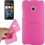 Schutzh�lle TPU Case f�r Handy HTC One mini M4 Pink Transparent