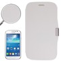 Handyh�lle Tasche f�r Samsung Galaxy Grand Duos GT-I9082 wei� geb�rstet